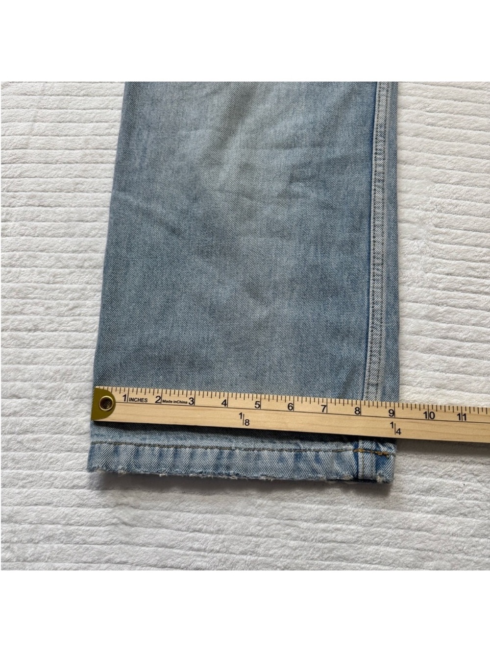 Zara Light Wash Men’s Bootcut Jeans - Picture 9 of 10
